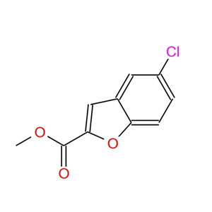 5-氯苯并呋喃-2-羧酸甲酯,methyl 5-chloro-1-benzofuran-2-carboxylate