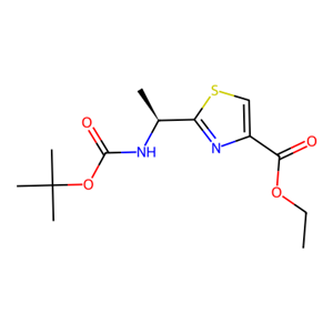 (R)-2-(1-((叔丁氧羰基)氨基)乙基)噻唑-4-羧酸乙酯