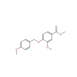 3-甲氧基-4-((4-甲氧基苄基)氧基)苯甲酸甲酯,Methyl 3-Methoxy-4-((4-Methoxybenzyl)oxy)benzoate