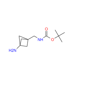 tert-Butyl ((3-aminobicyclo[1.1.1]pentan-1-yl)methyl)carbamate,tert-Butyl ((3-aminobicyclo[1.1.1]pentan-1-yl)methyl)carbamate