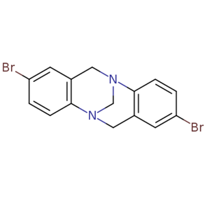 2,8-dibromo-6H,12H-5,11-methanodibenzo[b,f][1,5]-diazocine