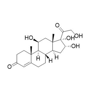 布地奈德杂质28,(8S,9S,10R,11S,13S,14S,16R,17S)-11,16,17-trihydroxy-17-(2-hydroxyacetyl)-10,13-dimethyl-1,2,6,7,8,9,10,11,12,13,14,15,16,17-tetradecahydro-3H-cyclopenta[a]phenanthren-3-one