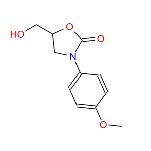 胞噁唑酮,5-HYDROXYMETHYL-3-(4-METHOXYPHENYL)-2-OXAZOLIDINONE