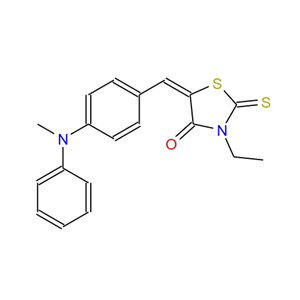 3-乙基-5-(4-(甲基(苯基)氨基)亚苄基)-2-硫代噻唑烷-4-酮