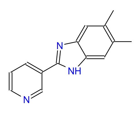 5,6-二甲基-2-(吡啶-3-基)-1H-苯并[D]咪唑,5,6-dimethyl-2-(pyridin-3-yl)-1H-benzo[d]imidazole