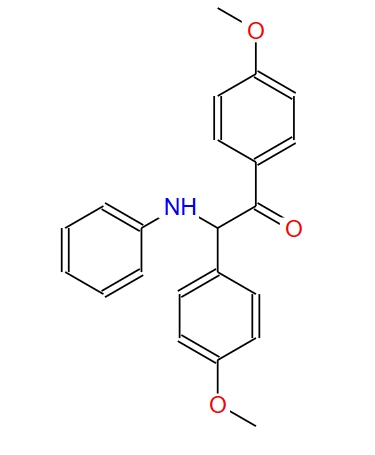 1,2-二(4-甲氧基苯基)-2-(苯氨基)-乙酮,Ethanone,1,2-bis(4-methoxyphenyl)-2-(phenylamino)-