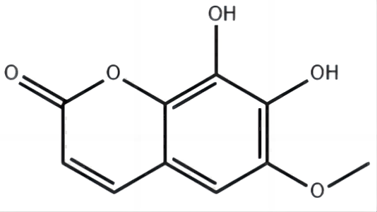 秦皮素,7,8-DIHYDROXY-6-METHOXYCOUMARIN