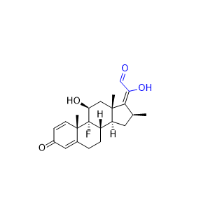 倍他米松杂质11,(E)-2-((8S,9R,10S,11S,13S,14S,16S)-9-fluoro-11-hydroxy-10,13,16-trimethyl-3-oxo-3,6,7,8,9,10,11,12,13,14,15,16-dodecahydro-17H-cyclopenta[a]phenanthren-17-ylidene)-2-hydroxyacetaldehyde