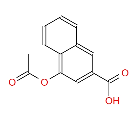 4-(乙酰基氧基)-2-萘羧酸,2-Naphthalenecarboxylic acid, 4-(acetyloxy)-