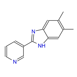 5,6-二甲基-2-(吡啶-3-基)-1H-苯并[D]咪唑,5,6-dimethyl-2-(pyridin-3-yl)-1H-benzo[d]imidazole