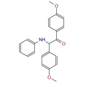 1,2-二(4-甲氧基苯基)-2-(苯氨基)-乙酮