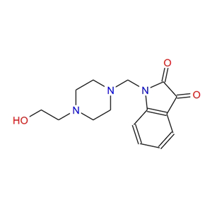 1-((4-(2-羥乙基)哌嗪-1-基)甲基)吲哚炔-2,3-二酮