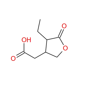 2-(4-乙基-5-氧代四氫呋喃-3-基)乙酸