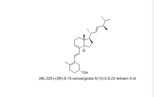 维生素D2EP杂质E,(6E,22E)-(3R)-9,10-secoergosta-5(10),6,8,22-tetraen-3-ol