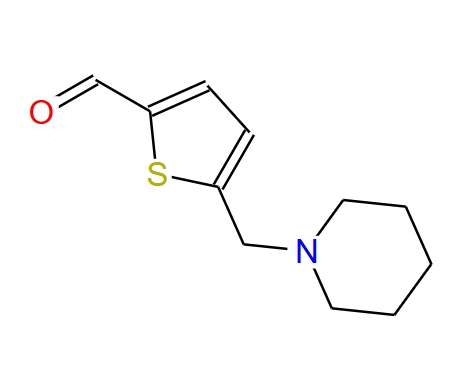 5-(哌啶-1-基甲基)噻吩-2-甲醛,5-(1-PIPERIDINYLMETHYL)-2-THIOPHENECARBALDEHYDE