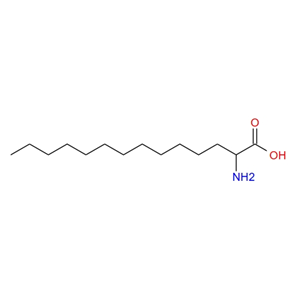 2-氨基十四烷酸,Tetradecanoic acid,2-amino-