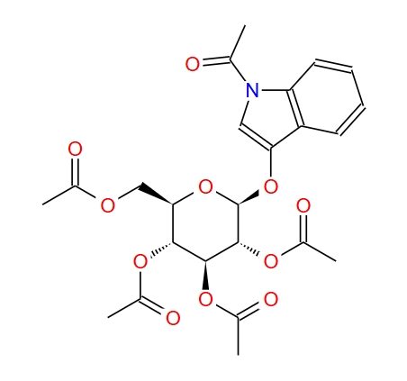 1-乙酰基-3-O-（2,3,4,6-四-O-乙酰基B-d-D-吡喃葡萄糖基）吲哚,1-Acetyl-3-O-(2,3,4,6-tetra-O-acetyl-b-D-glucopyranosyl)indole