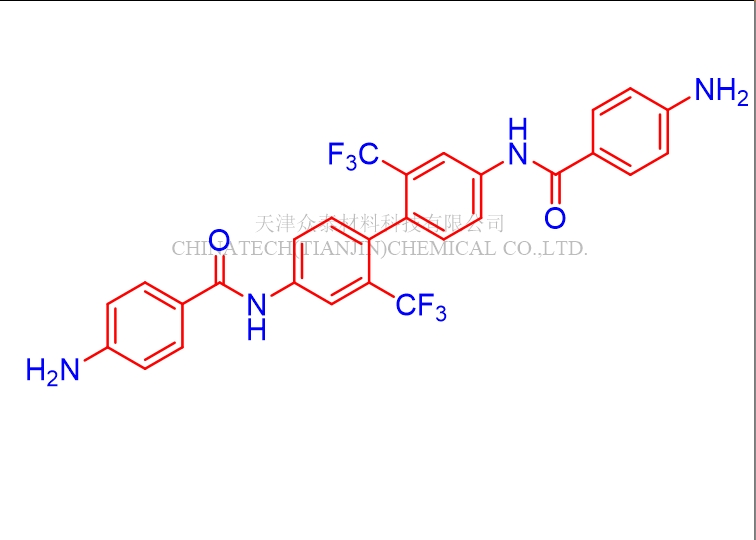 N,N'-(2,2'-双(三氟甲基)-[1,1'- 二联苯基]-4,4'-二基)双(4-氨基苯甲酰胺),N,N'-(2,2'-bis(trifluoromethyl)-[1,1'- biphenyl]-4,4'-diyl)bis(4-aminobenzamide)
