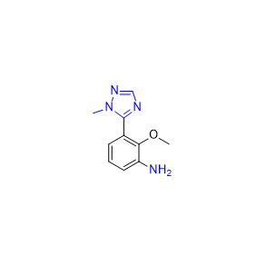 氘可來昔替尼雜質(zhì)11,2-methoxy-3-(1-methyl-1H-1,2,4-triazol-5-yl)aniline