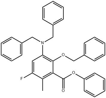 2-(芐氧基)-3-(芐基氨基)-5-氟-6-甲基苯甲酸,Phenyl 2-(Benzyloxy)-3-(dibenzylamino)-5-fluoro-6-methylbenzoate