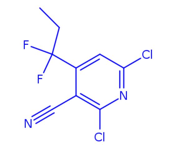 2,6-dichloro-4-(1,1-difluoro-propyl)-nicotinonitrile