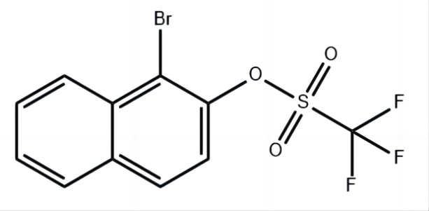 1,1,1-三氟-1-溴-2-萘基甲磺酸酯,(1-bromonaphthalen-2-yl) trifluoromethanesulfonate