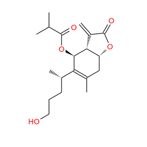 6α-異丁?；?旋覆花內(nèi)酯，1259933-02-2，6-O-Isobutyrylbritannilactone。