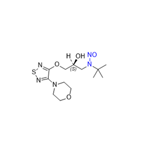 噻吗洛尔杂质11,(S) -N-(tert-butyl)-N-(2-hydroxy-3-((4-morpholino-1,2,5-thiadiazol- 3-yl)oxy)propyl)nitrous amide