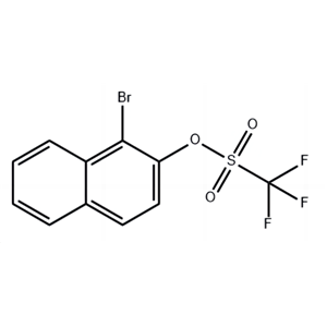 1,1,1-三氟-1-溴-2-萘基甲磺酸酯,(1-bromonaphthalen-2-yl) trifluoromethanesulfonate