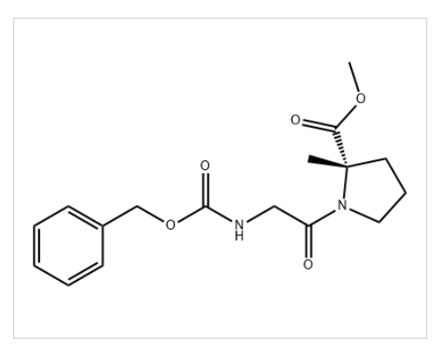 L-Proline, N-[(phenylmethoxy)carbonyl]glycyl-2-methyl-, methyl ester,L-Proline, N-[(phenylmethoxy)carbonyl]glycyl-2-methyl-, methyl ester