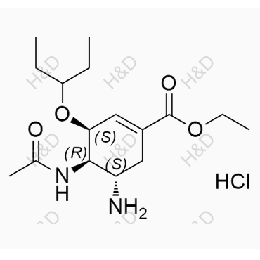 (3S,4R,5S)-奥司他韦,(3S,4R,5S)-Oseltamivir