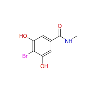 3.5-二羟基-4-溴苯甲酰胺,4-Bromo-3,5-dihydroxy-N-methylbenzamide