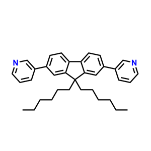 2,7-bis((3-pyridine)phenyl)-9,9-dihexylfluorine