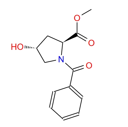 反式-1-苯甲酰基-4-羟基-L-脯氨酸甲酯,METHYL N-BENZOYL-4-HYDROXYPROLINATE