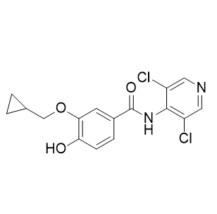 羅氟司特雜質02,3-(cyclopropylMethoxy)-N-(3,5-dichloropyridin-4-yl)-4-hydroxybenzaMide;RofluMilast related substance B