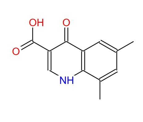 6,8-二甲基-4-氧代-1,4-二氫喹啉-3-羧酸,6,8-Dimethyl-4-oxo-1,4-dihydroquinoline-3-carboxylic acid