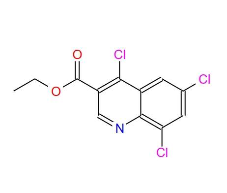 4,6,8-三氯喹啉-3-甲酸乙酯,ethyl 4,6,8-trichloroquinoline-3-carboxylate