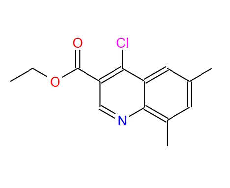 4-氯-6,8-二甲基喹啉-3-甲酸乙酯,ETHYL 4-CHLORO-6,8-DIMETHYLQUINOLINE-3-CARBOXYLATE