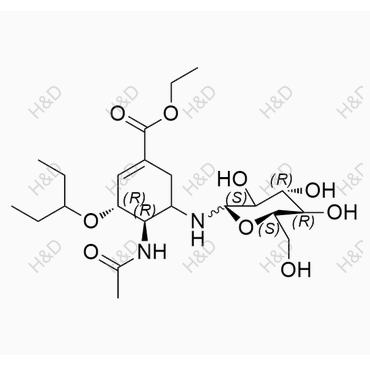 奧司他韋葡萄糖加合物3,Oseltamivir Glucose Adduct 3