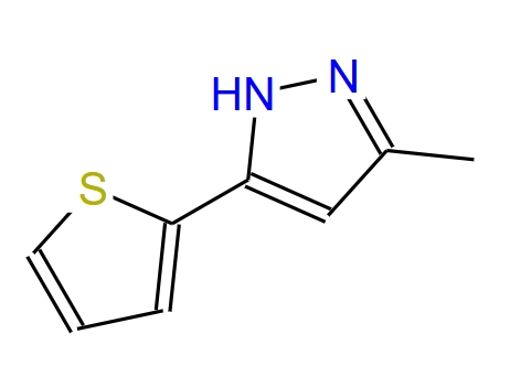 3-甲基-5-(噻吩-2-基)-1H-吡唑,3-METHYL-5-(2-THIENYL)-1H-PYRAZOLE