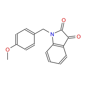 1-(4-甲氧基-苄基)-1H-吲哚-2,3-二酮,1-(4-Methoxybenzyl)-1H-indole-2,3-dione