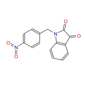 1H-吲哚-2,3-二酮,1-[(4-硝基苯基)甲基]-