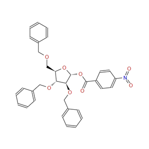 2,3,5-三-O-苯基-1-O-(4-硝基苯甲酰)-D-阿拉伯呋喃糖