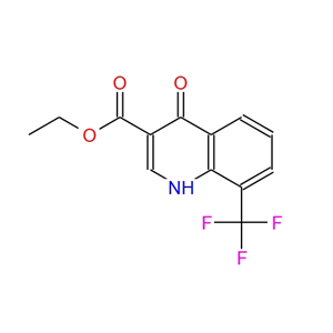 4-羟基-8-三氟甲基喹啉-3-羧酸乙酯