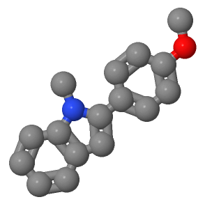 2-(4-甲氧基苯基)-1-甲基吲哚,2-(4-methoxyphenyl)-1-methyl-1H-indole