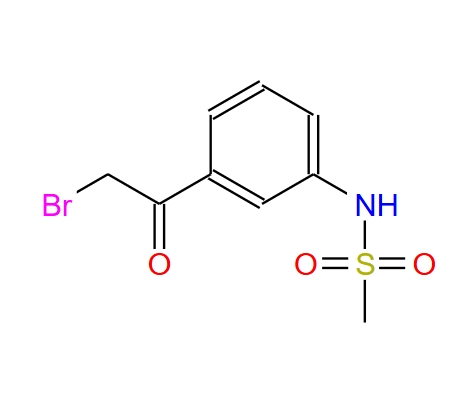 N-[3-(2-溴乙酰基)苯基]甲磺酰胺,N-[3-(2-Bromo-acetyl)-phenyl]-methanesulfonamide