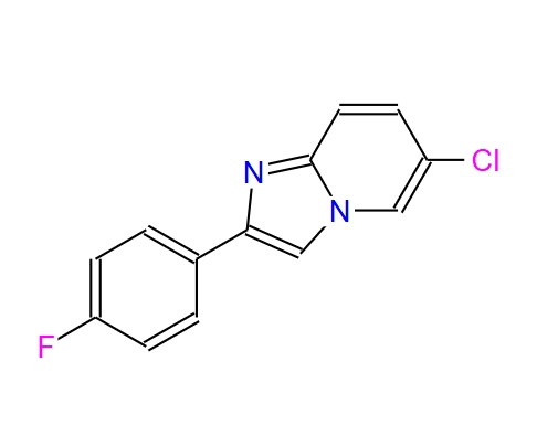 6-氯-2-(4-氟苯基)咪唑并[1,2-A]吡啶,6-CHLORO-2-(4-FLUOROPHENYL)IMIDAZO[1,2-A]PYRIDINE