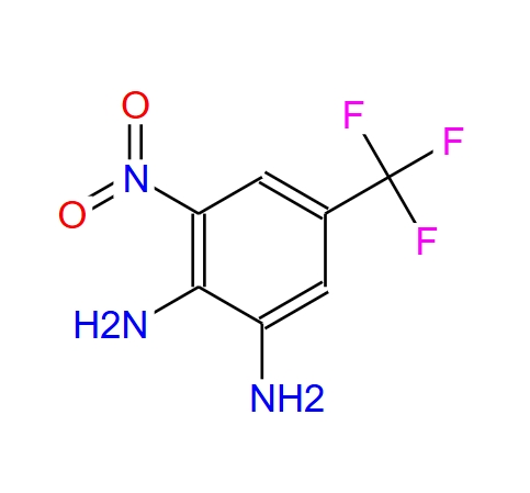 3-硝基-5-(三氟甲基)苯-1,2-二胺,3-nitro-5-(trifluoromethyl)benzene-1,2-diamine