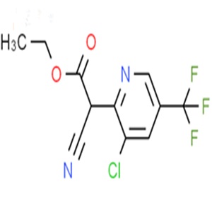 2-[3-氯-5-(三氟甲基)吡啶-2-基]-2-氰基乙酸乙酯,Ethyl 2-[3-chloro-5-(trifluoromethyl)-2-pyridyl]-2-cyanoacetate