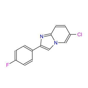 6-氯-2-(4-氟苯基)咪唑并[1,2-A]吡啶